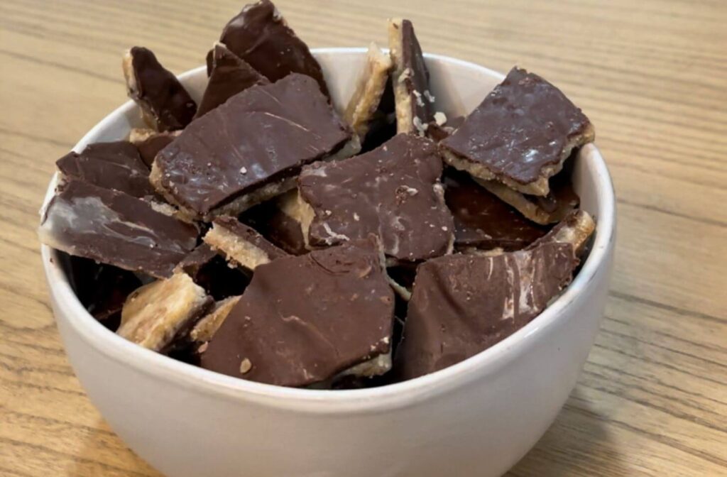 Chocolate toffee healthy low carb