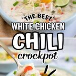 white chicken chili crock pot recipe