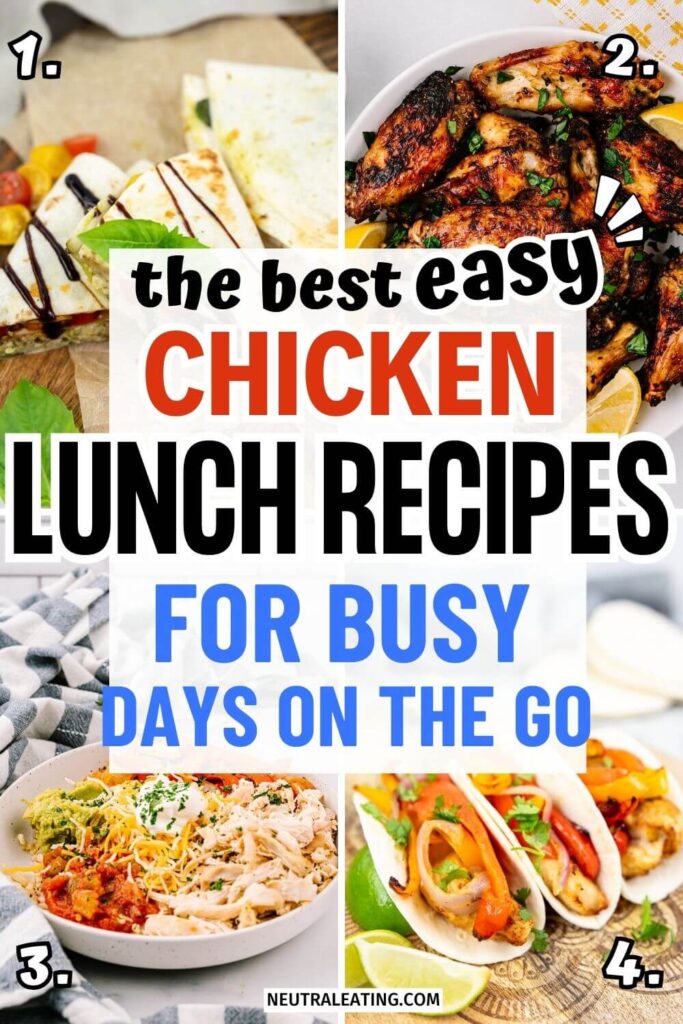 The Best Lunch Chicken Ideas! Gluten Free Chicken Recipes.