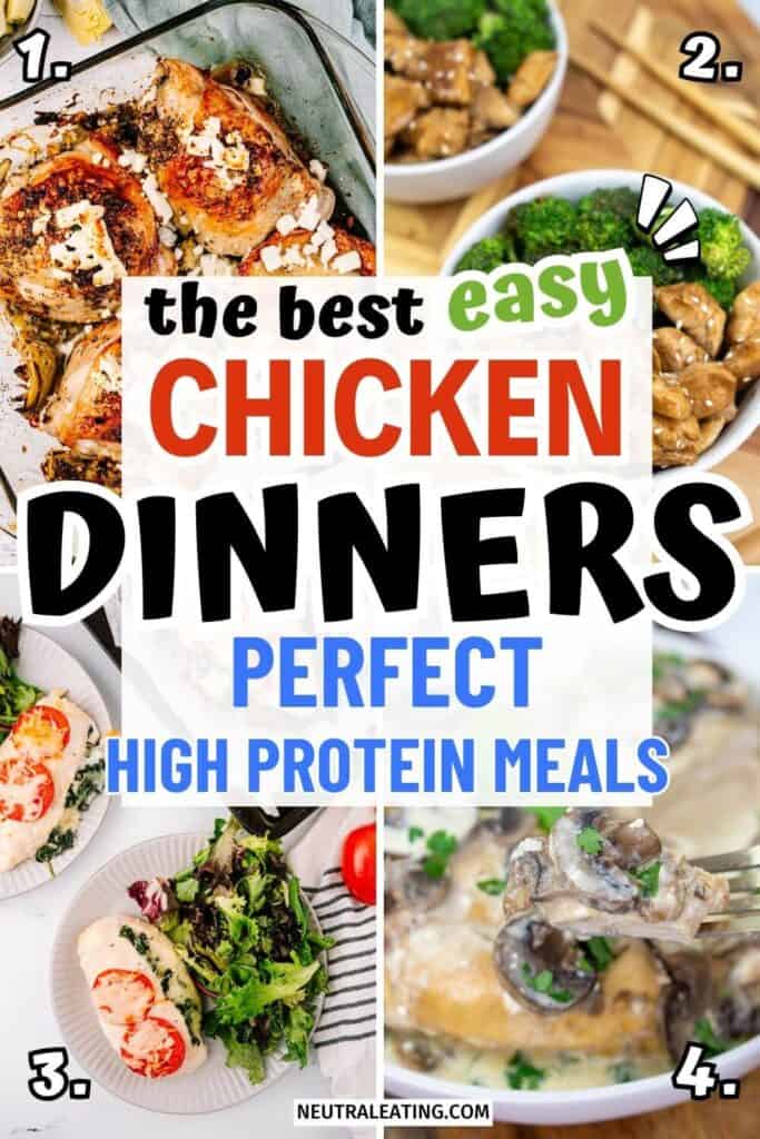 Easy Chicken Dinner Recipes! Healthy Eating Recipes for Dinner.