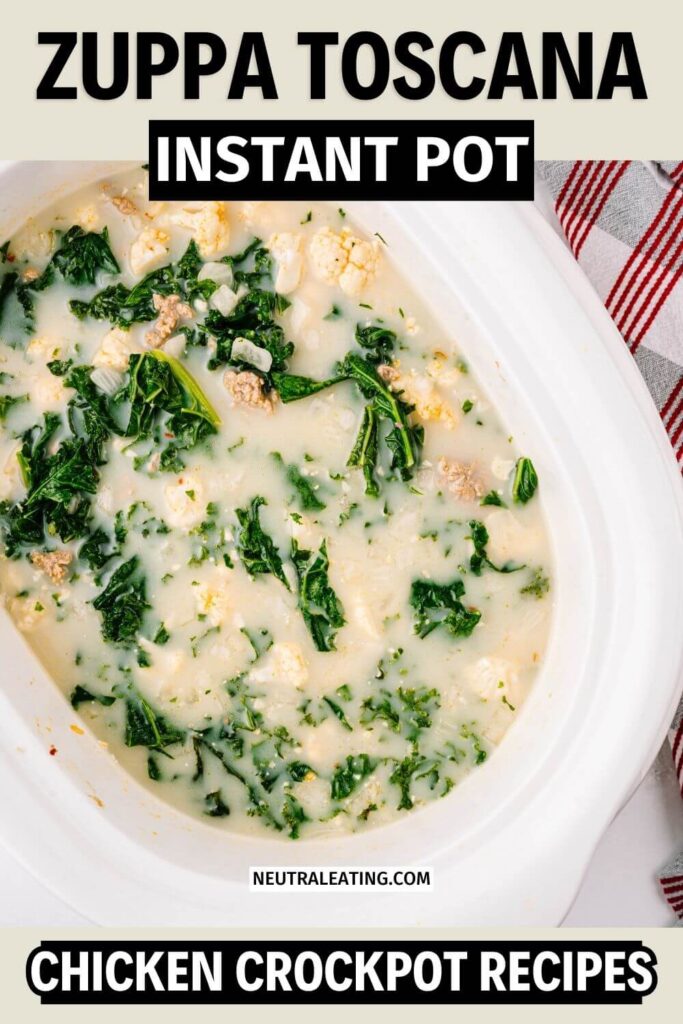 Instant Pot Zuppa Toscana Olive Garden Soup Recipe!