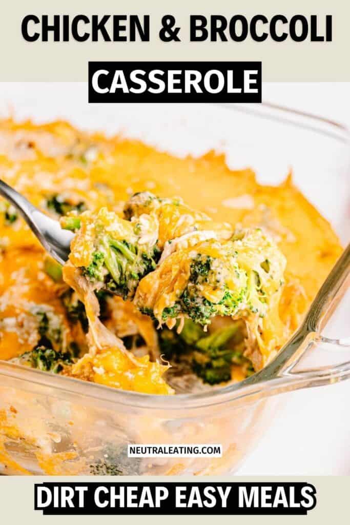 Quick Cheap Chicken Casserole With Broccoli! Easy Baked Chicken Recipe.