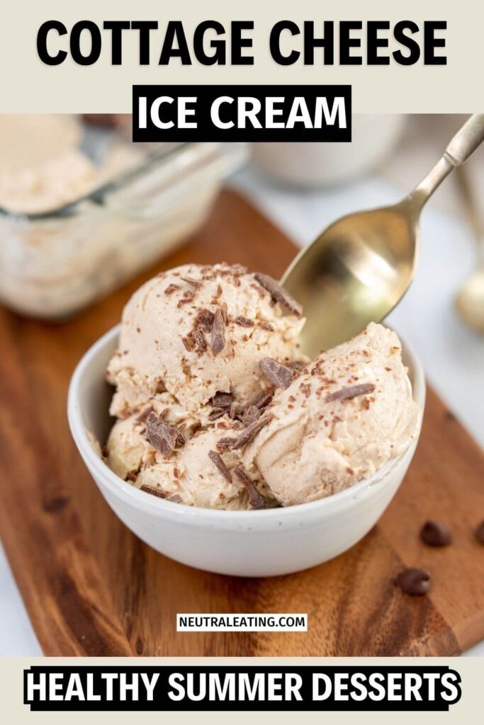 Easy Sugar Free Ice Cream Recipe! Peanut Butter Cottage Cheese Ice Cream.