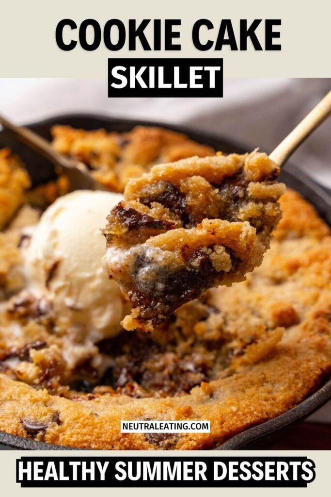 The Best Iron Skillet Cookie Recipe! Gluten Free Pizookie Cookie.
