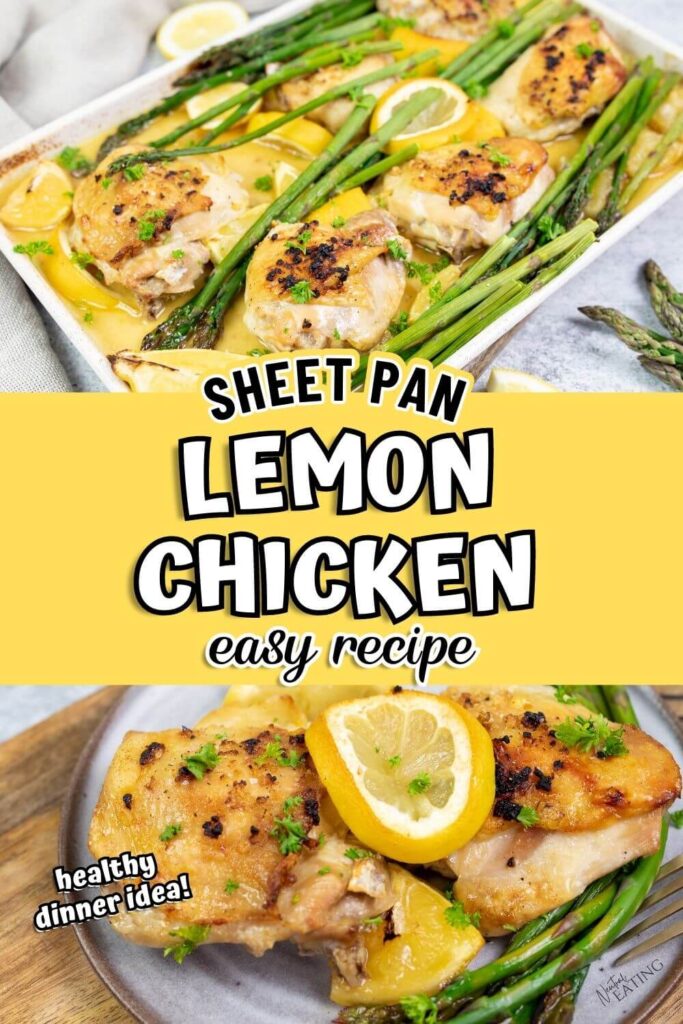 Easy Baked Lemon Chicken Recipe (Healthy Lemon Garlic Chicken for Dinner Idea)