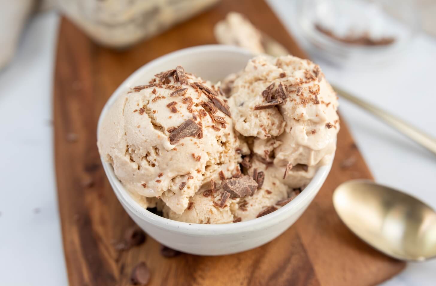 Viral Cottage Cheese Chocolate Peanut Butter Ice Cream - Sweet Savory and  Steph