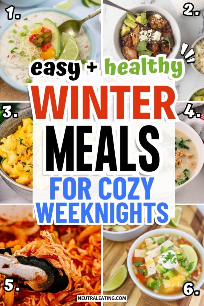 Healthy Comfort Food Dinners! Winter Dinner Recipes.