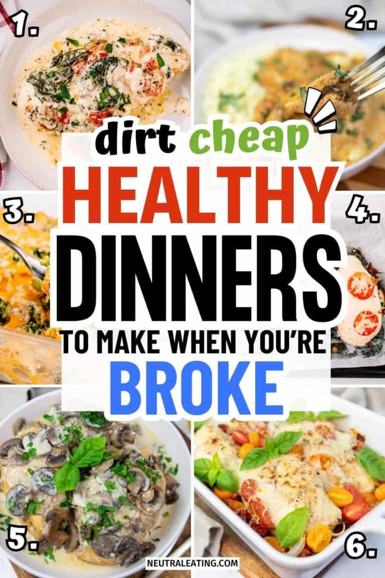 25 Cheap Dinners for a Family (easy and healthy recipes) - Neutral Eating
