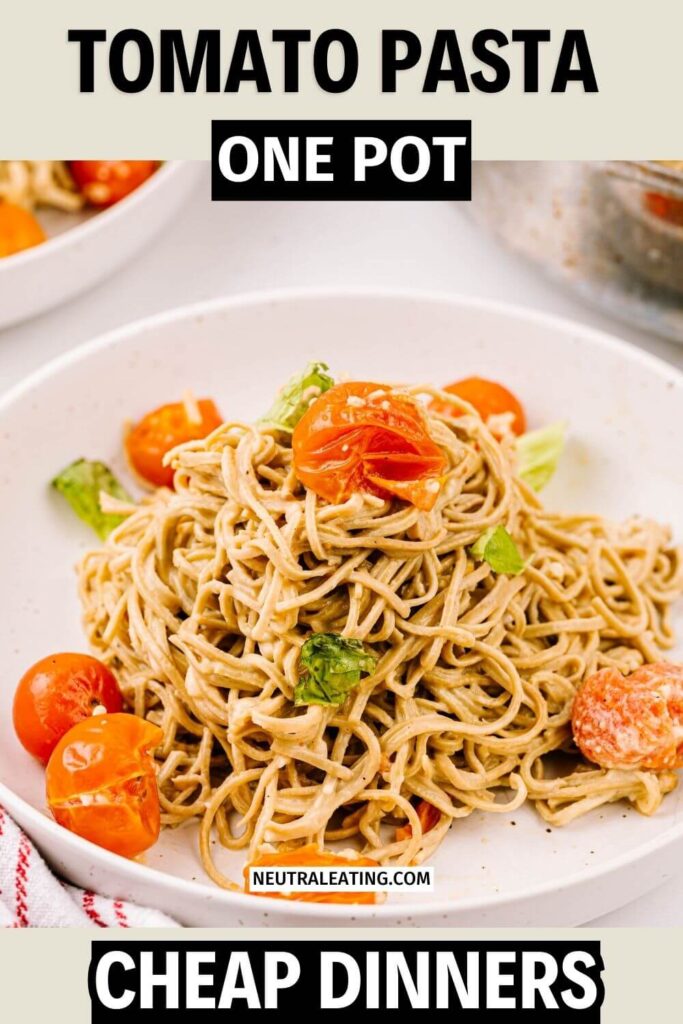 Easy Cherry Tomato Pasta Recipe! Easy Budget Friendly Family Meals.