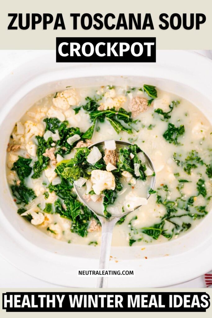 Healthy Zuppa Toscana Soup! Easy Olive Garden Recipe.