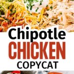 copycat chipotle chicken burrito bowl