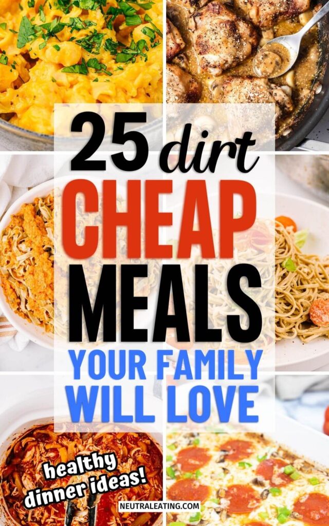 Quick and Easy Dinner Recipes for Saving Money (simple cheap meal ideas)