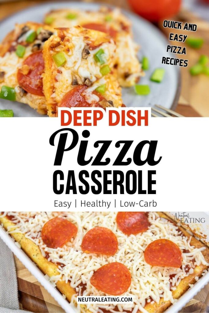 Easy Pizza Casserole Recipe. Delicious Hot Dish Pizza Casserole.