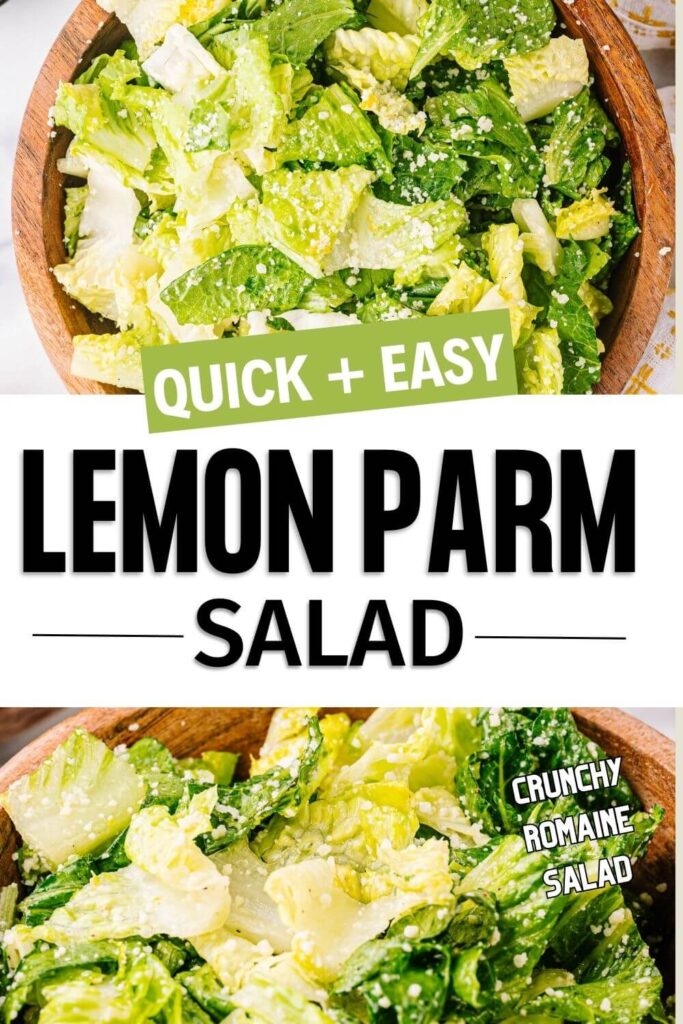Easy Summer Salad Recipe! Lemon Parmesan Salad.