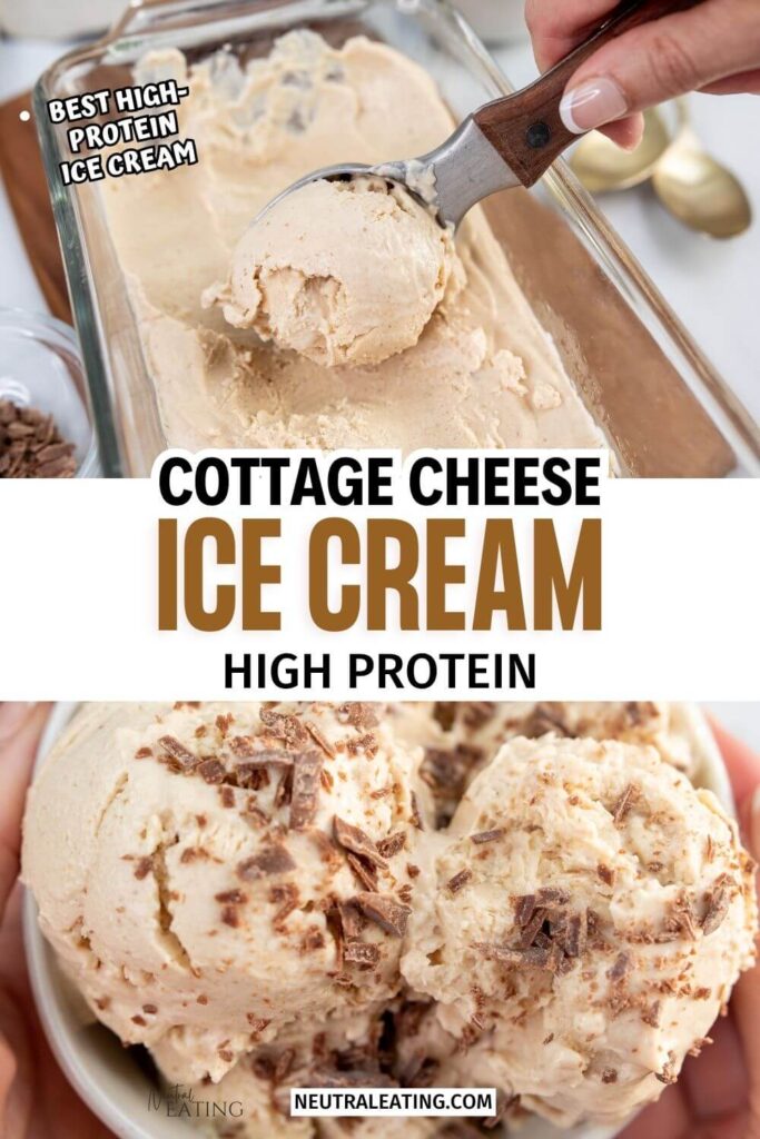 Viral Cottage Cheese Chocolate Peanut Butter Ice Cream - Sweet Savory and  Steph