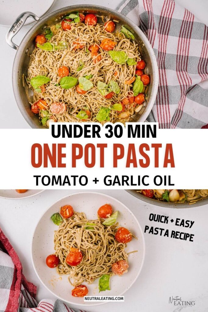 Fresh Tomato and Garlic Pasta Recipe!
