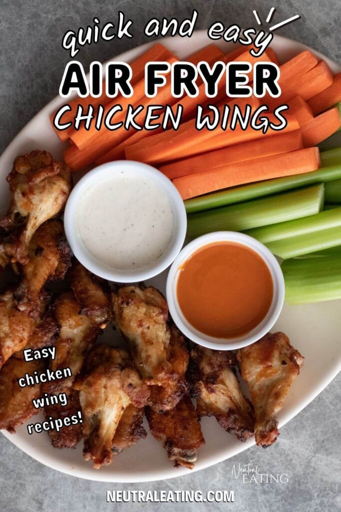 Healthy Air Fryer Chicken Wings Recipe for Dinner!