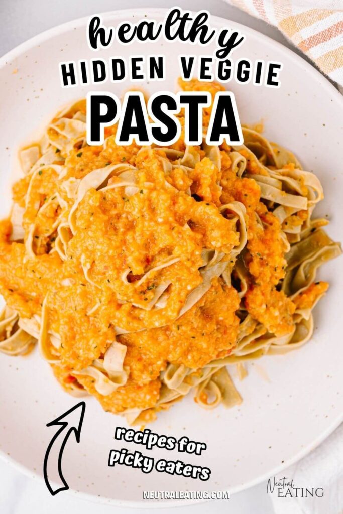 Easy and Healthy Pasta Recipe! Hidden Veggie Recipe.