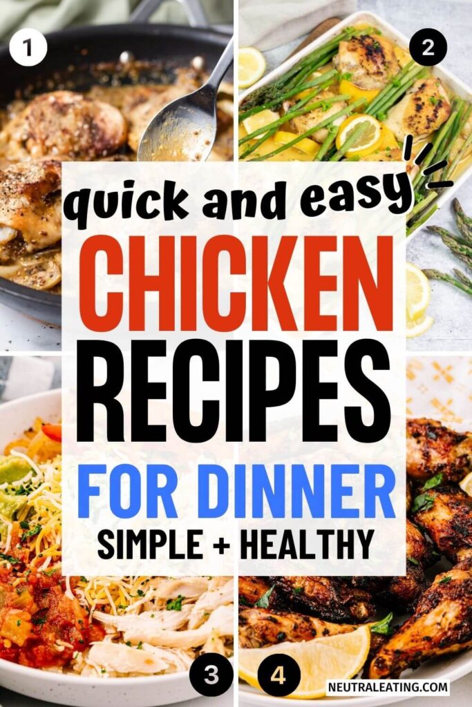 Healthy Chicken Recipes to try for Dinner! Perfect Recipes For Families.
