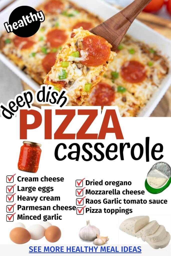 The Best Healthy Pizza Casserole Recipe for Dinner with the Family