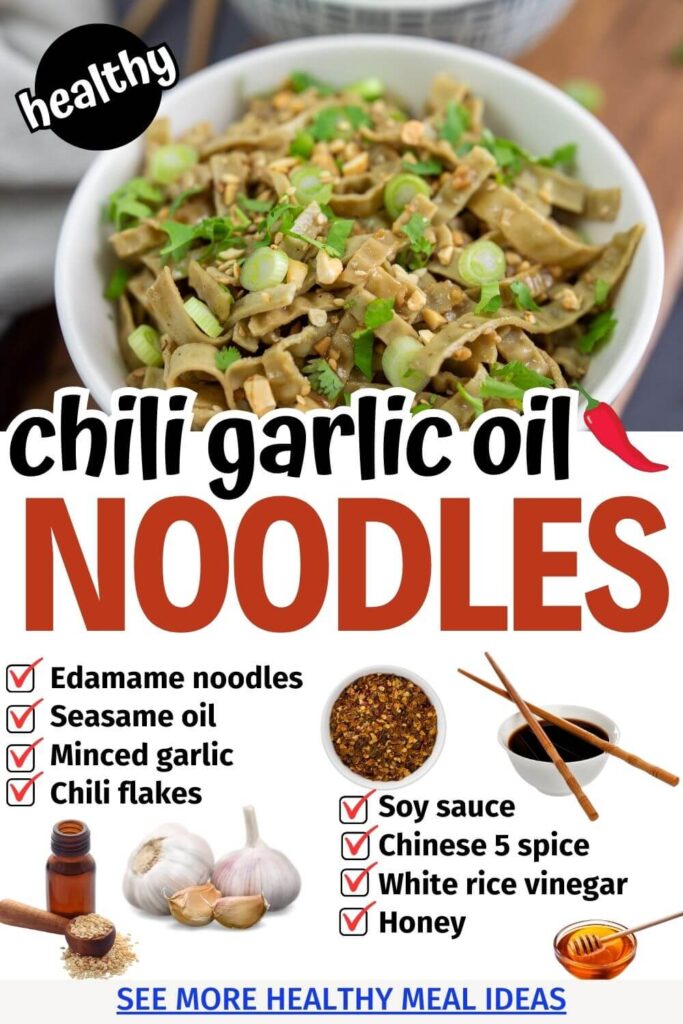 The Best Chili Garlic Noodle (10 Minute Chili Oil Noodles Recipe)