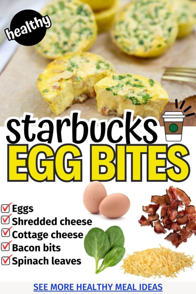 Starbucks Egg Bites with Cottage Cheese Recipe (Healthy Breakfast for Meal Prep)