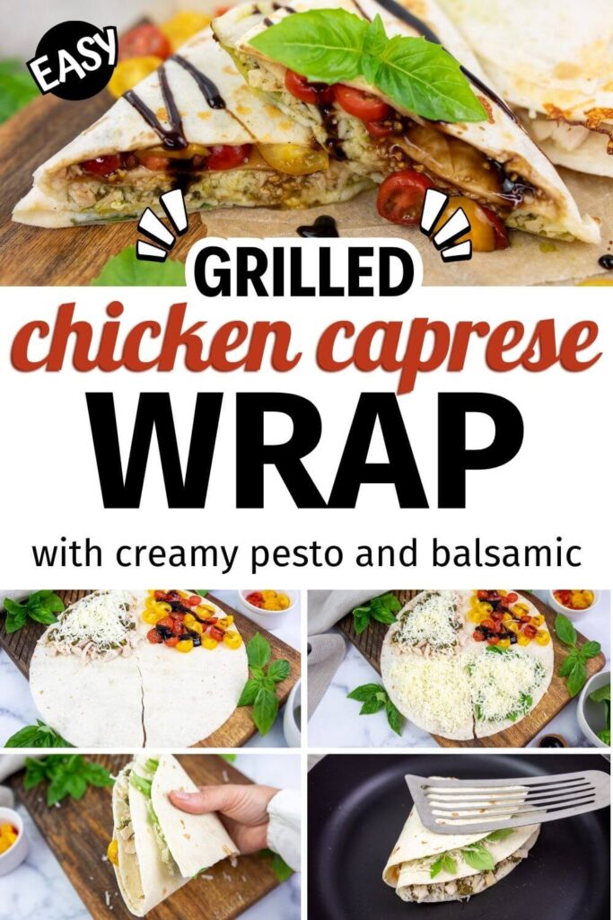 Easy Grilled Chicken Tortilla Wrap! Healthy Crunchy Wrap.
