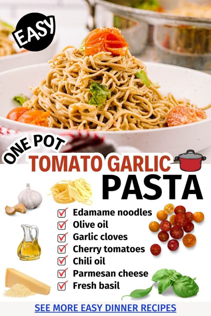 Simple Summer Pasta with Tomatoes and Garlic Recipe