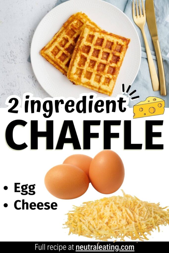 Easy Cheese Waffle Recipe! Quick 2 Ingredient Breakfast Bread!