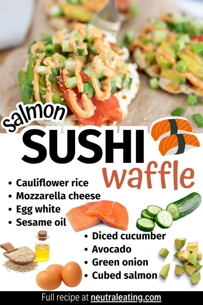 Crispy Waffle Sushi Rice Recipe! Viral Tiktok Snacks.