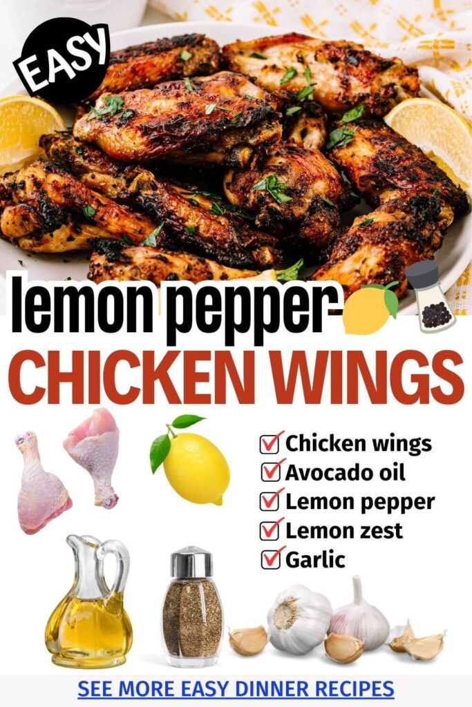 How to Cook Chicken Wings in the Air Fryer! Easy Lemon Pepper Chicken Wing Recipe