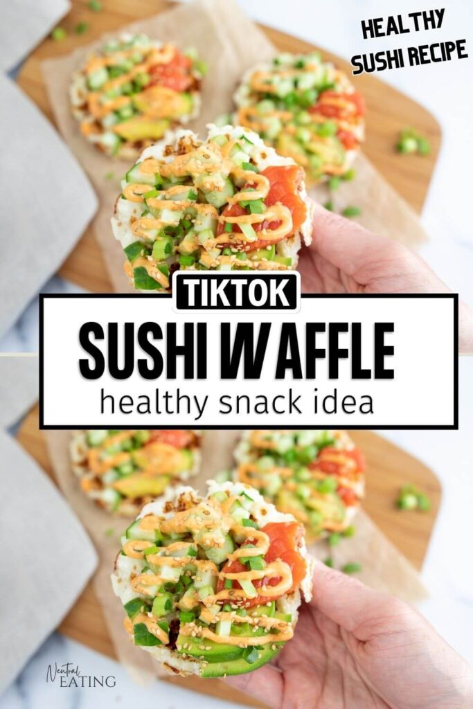 Easy Tiktok food recipe! Waffle Maker Sushi Rice.