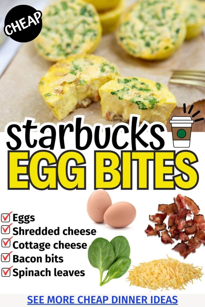Starbucks Copycat Egg Bites! Healthy Cheap Meal Prep.