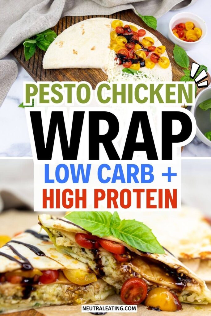 Healthy Gluten Free Chicken Caprese Wraps!