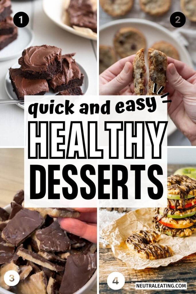 The Best Healthy Desserts Using Few Ingredients (Quick and Easy Dessert Recipes for Clean Eating)