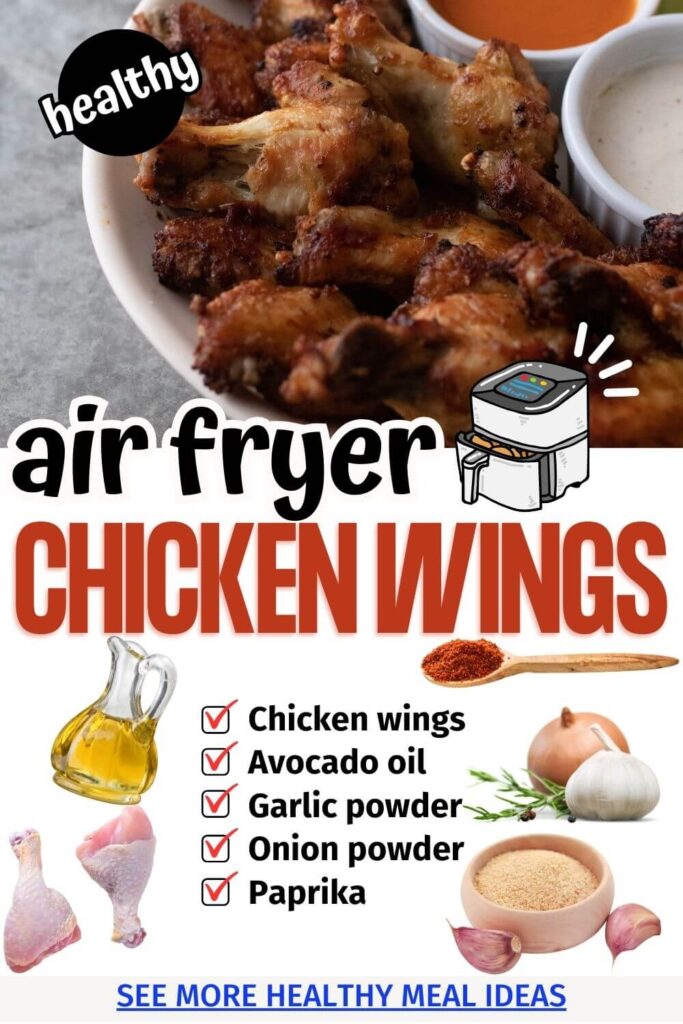 Healthy Air Fryer Chicken Wings Recipe for Clean Eating