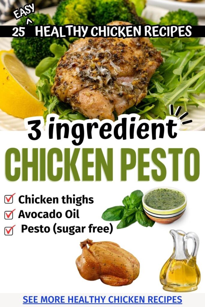 Easy Baked Pesto Chicken Recipes (Healthy Meals for The Family)