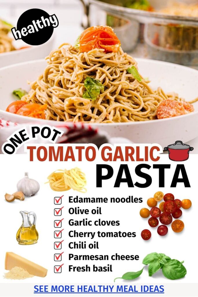 The Best Tomato Garlic Pasta (Easy Gluten Free Pasta Recipe)