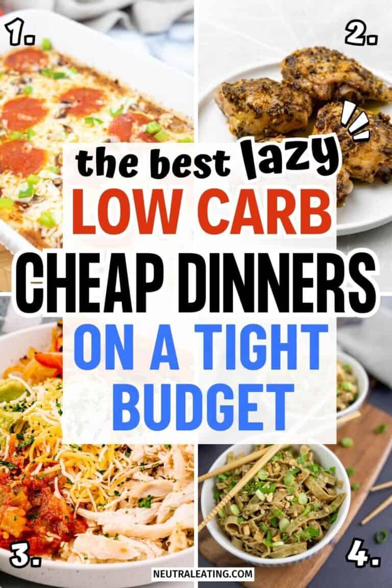 20 Low Carb Dinner Ideas (easy + quick) - Neutral Eating