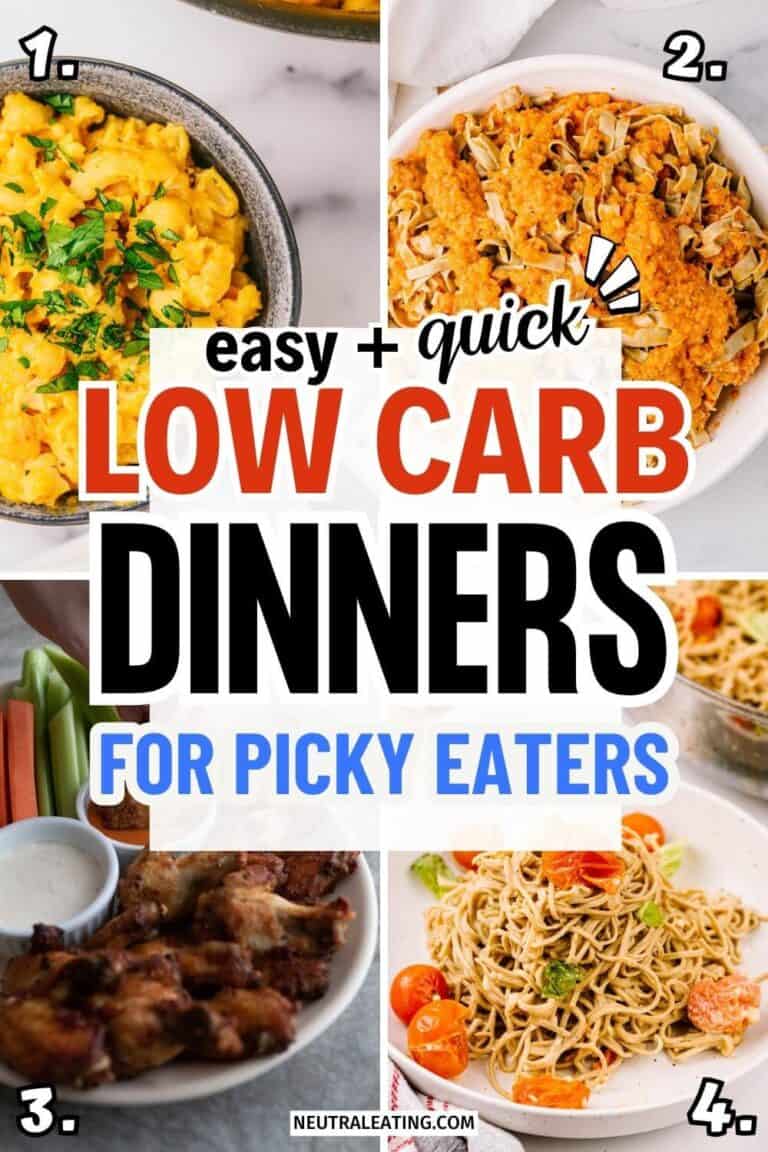 20 Low Carb Dinner Ideas (easy + quick) - Neutral Eating