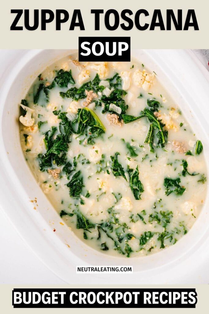 Olive Garden Zuppa Toscana Instant Pot Recipe! Quick Healthy Crockpot Meal.