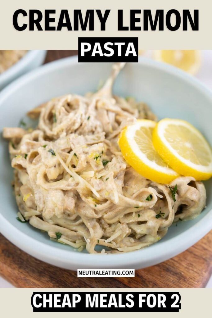 Healthy Lemon Pasta Dinner Recipe For Two!