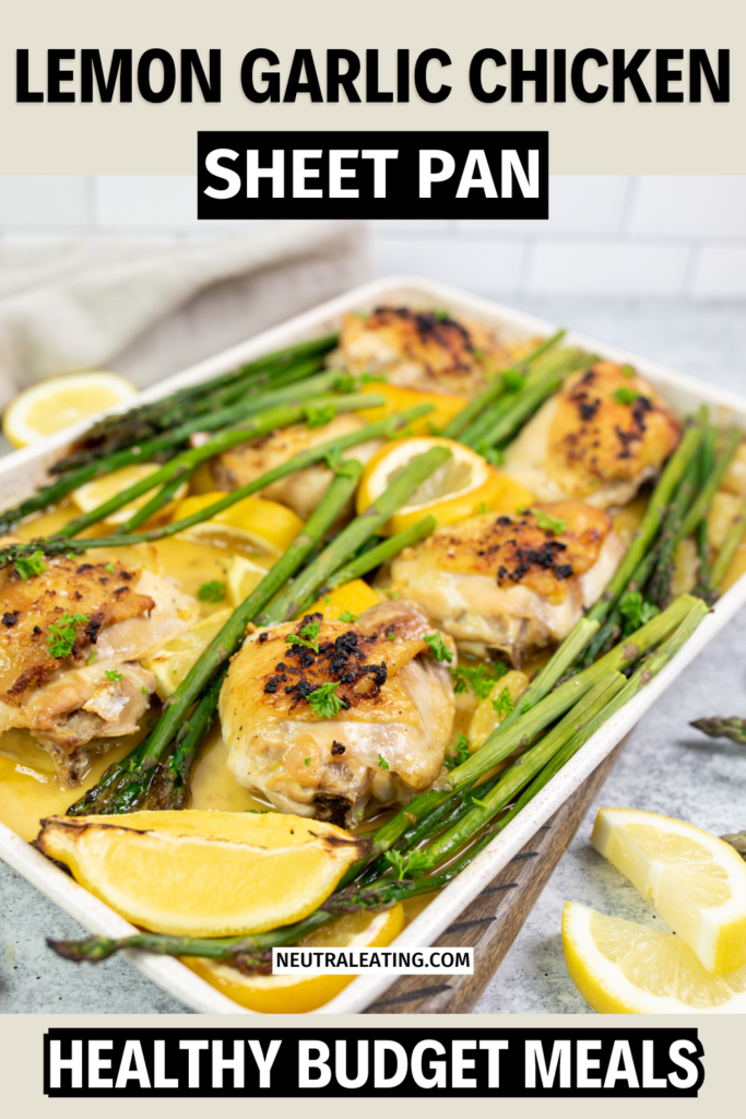 Simple Lemon Chicken (Oven baked chicken recipe dinner idea)