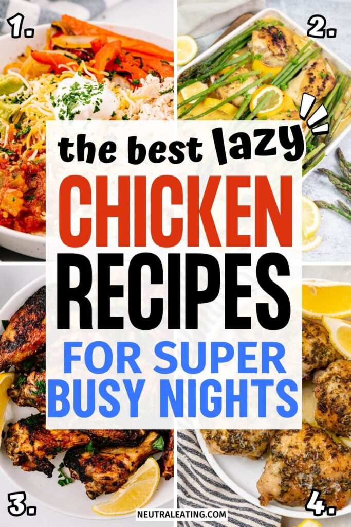 Quick and Easy Simple Chicken Recipes! Healthy Family Dinner Ideas.