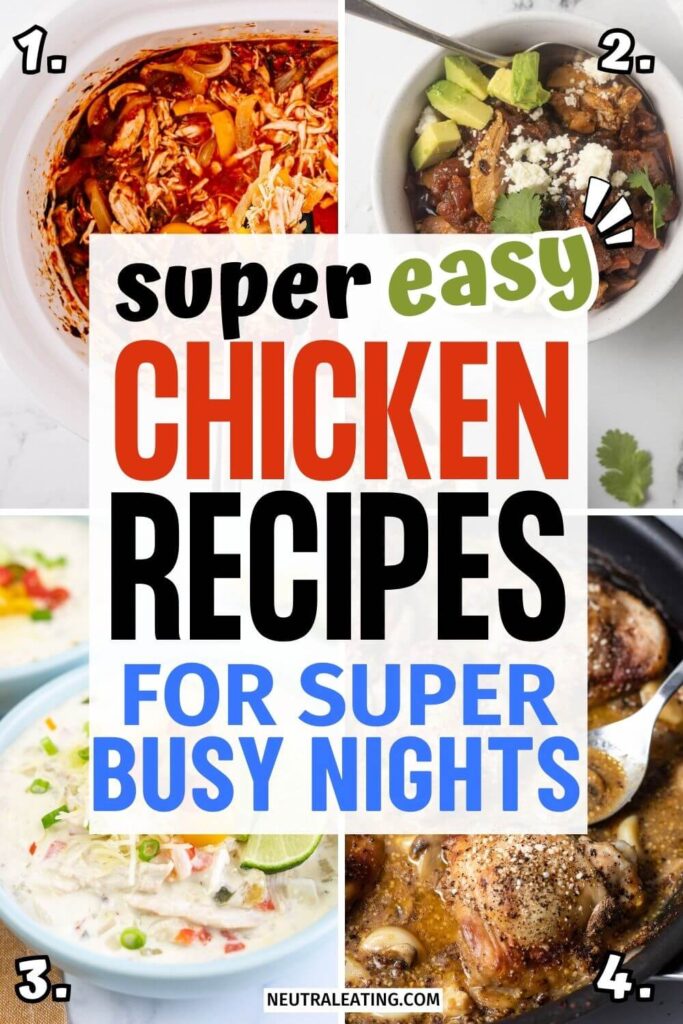 Simple Healthy Chicken Recipes For Easy Family Dinners!