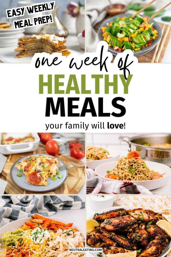 Quick Healthy Meal Ideas! Easy Weekly Meal Plans for Families.