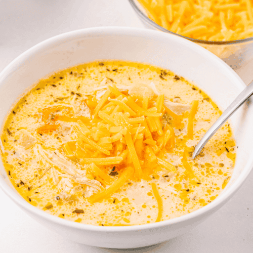 Chicken Pot Pie Soup (healthy + low carb) - Neutral Eating