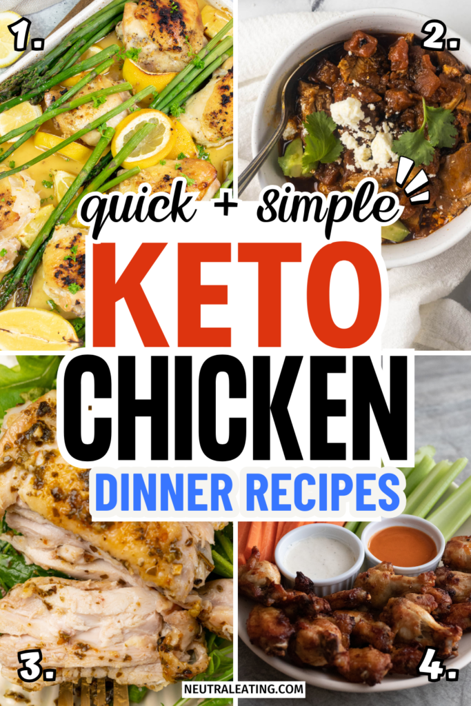 Easy Low Carb Chicken Dinner Ideas (The Best Chicken Dinner Recipes for Keto Diet)
