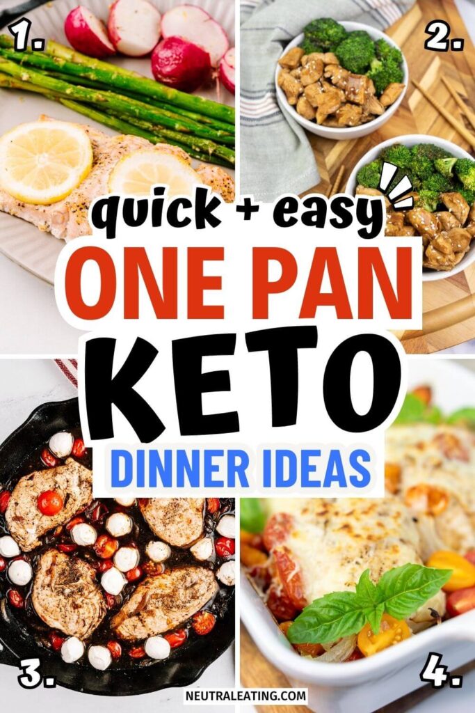 Quick and Easy One Pan Keto Dinners! Simple Keto Meals.