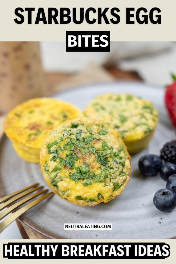 Keto Starbucks Egg Bites Recipe! Easy Breakfast Ideas on the go.